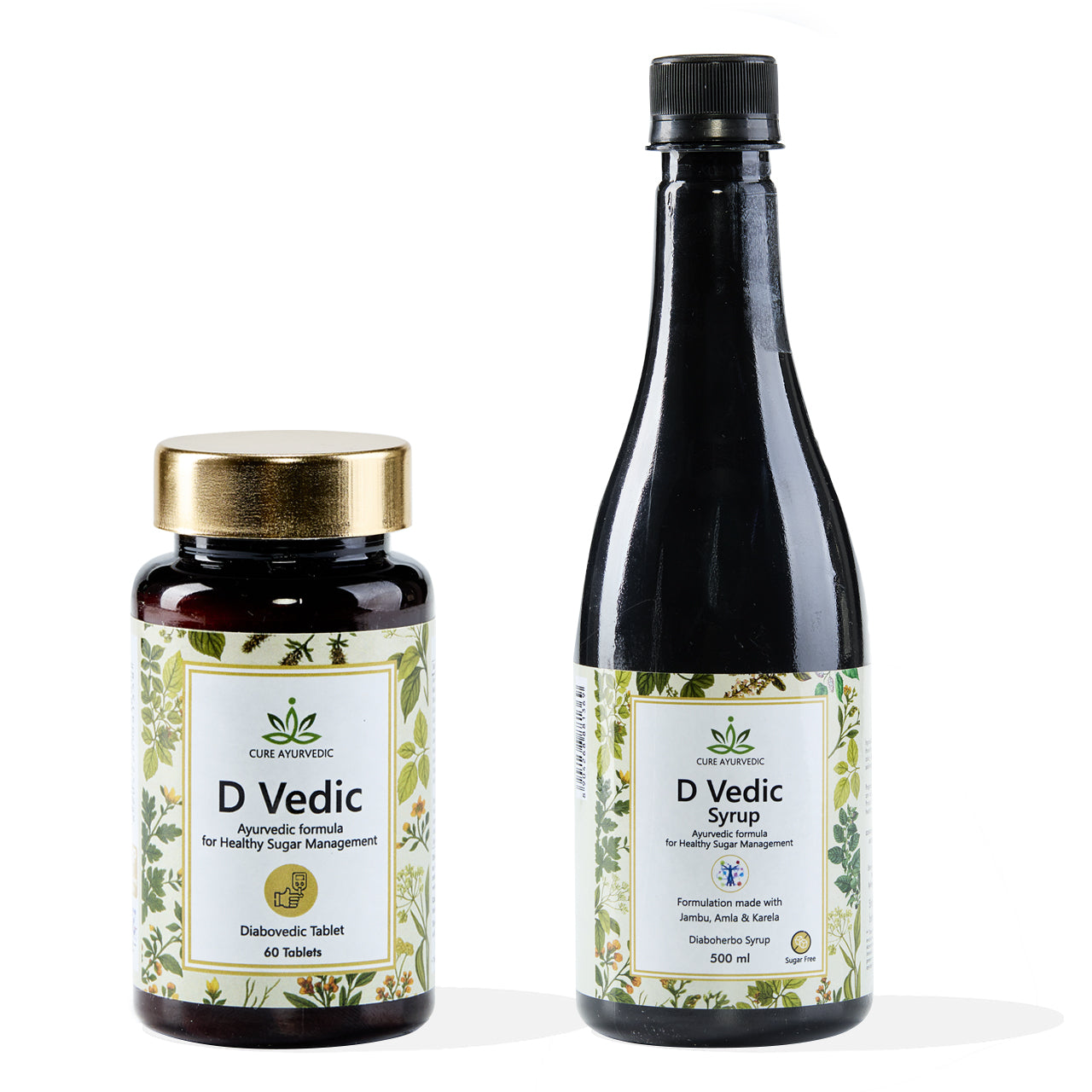 D Vedic Syrup & D Vedic Tablet Combo Pack of 2