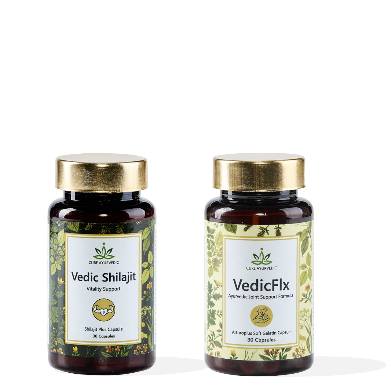 Vedic Shilajit & VedicFlx Combo Pack of 2