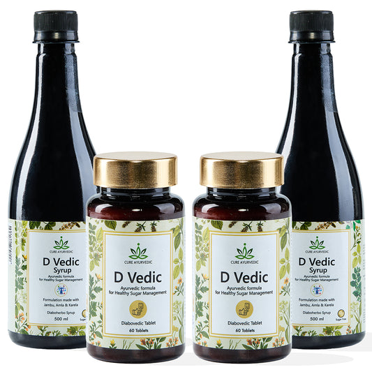 D Vedic Syrup & D Vedic Tablet Combo Pack of 4 (Get 25%off)