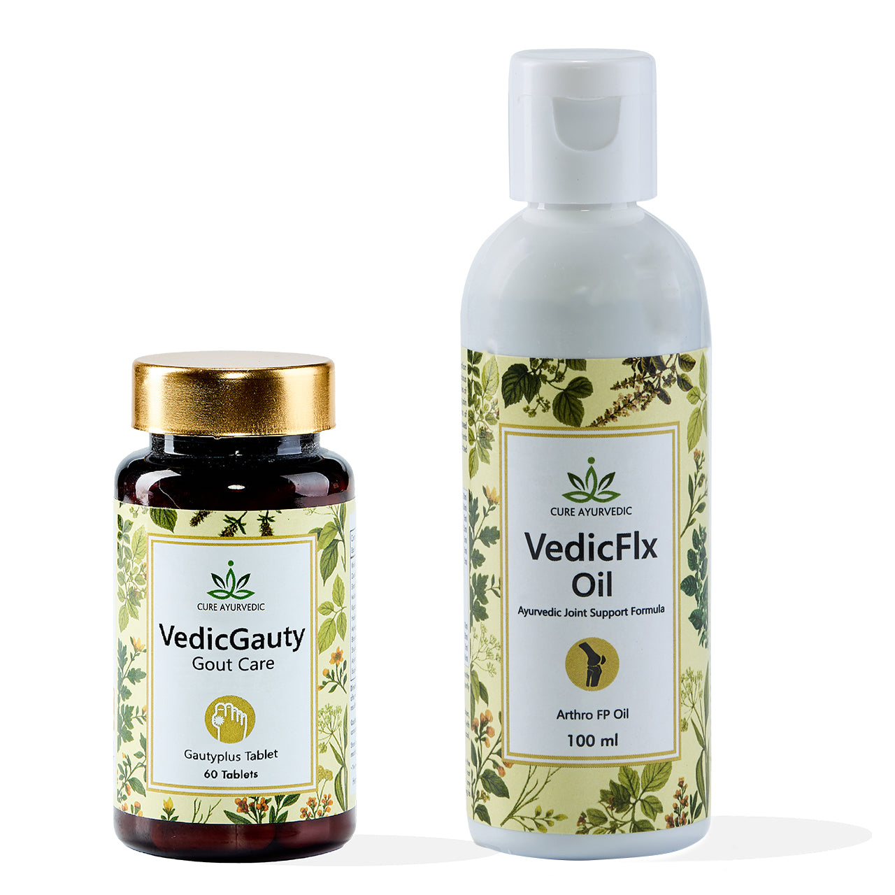 VedicGauty & VedicFlx Oil Combo Pack of 2