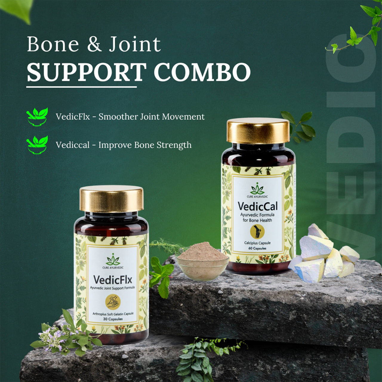 VedicCal & VedicFlx Combo Pack of 2