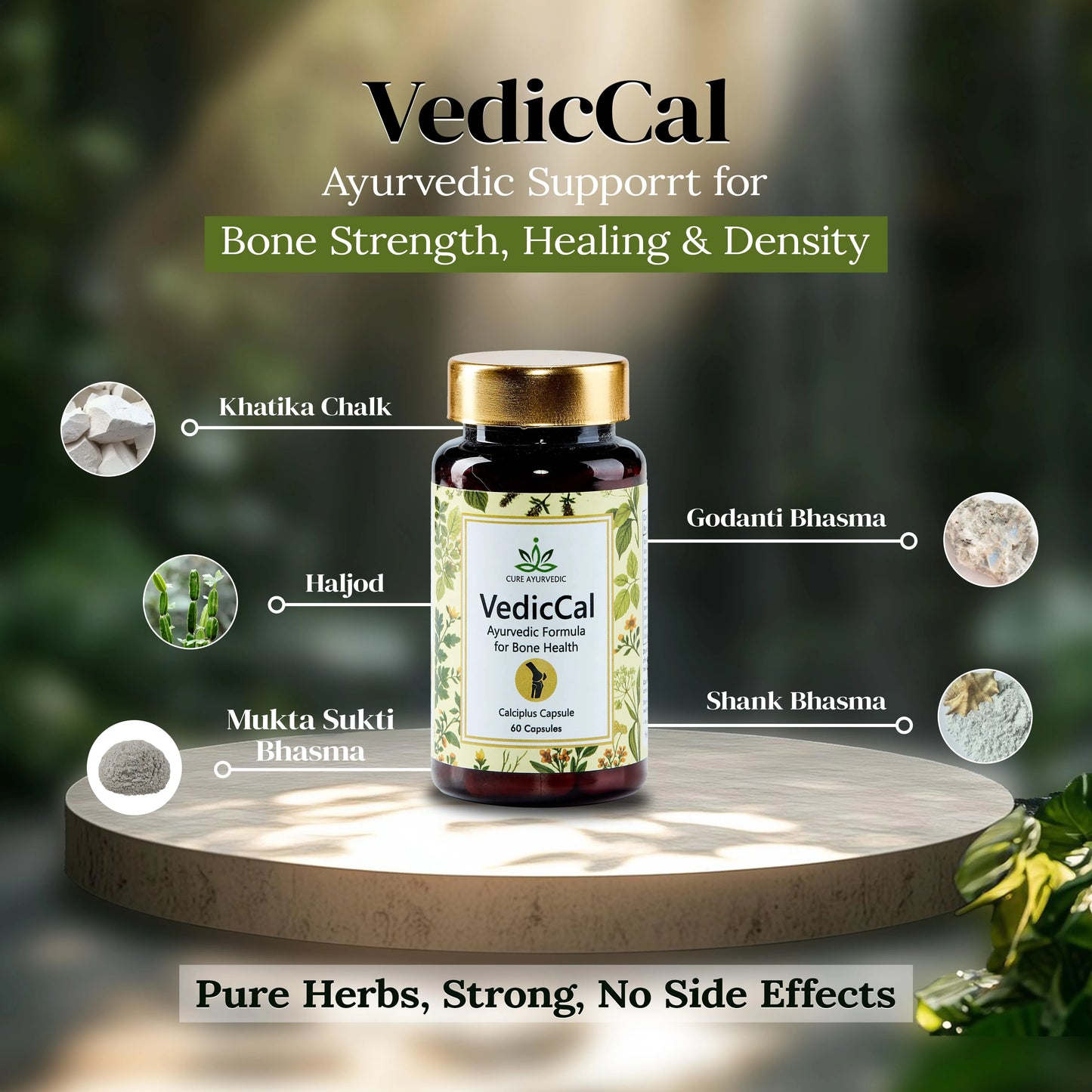 VedicCal - Ayurvedic Calcium Capsules for Bone Health