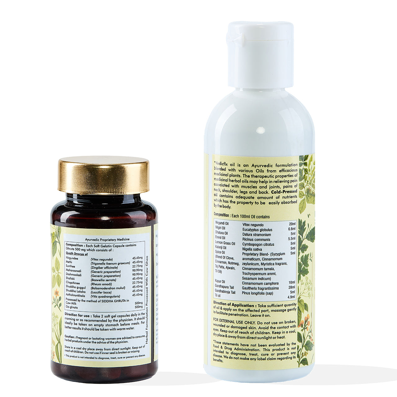 VedicFlx & VedicFlx Oil Combo Pack of 2