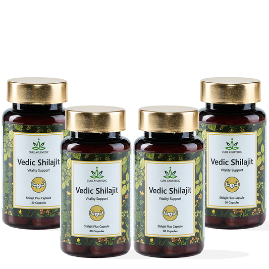 Vedic Shilajit - Combo Pack of 4 (Get 33% Off)
